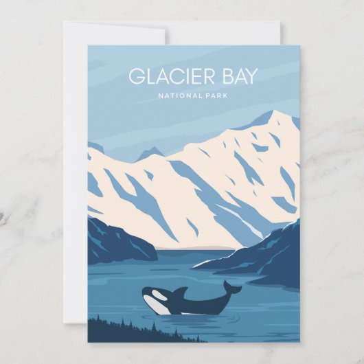 Glacier Bay National Park Einladung (Vorderseite)