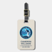 Glacier Bay National Park Gepäckanhänger (Vorderseite vertikal)