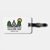 Glacier Bay National Park Gepäckanhänger (Rückseite horizontal)