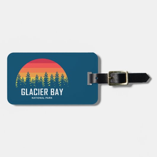 Glacier Bay National Park Gepäckanhänger (Vorderseite horizontal)