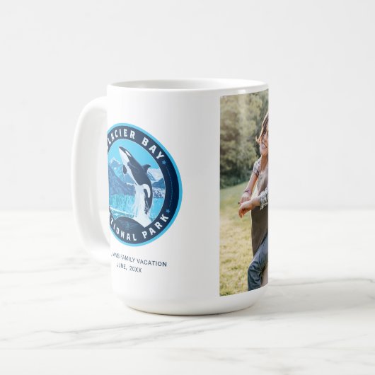 Glacier Bay National Park Kaffeetasse (Vorderseite Links)