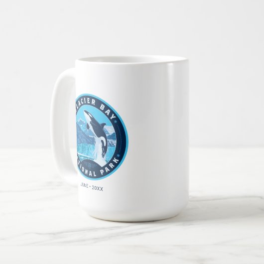 Glacier Bay National Park Kaffeetasse (Vorderseite Links)
