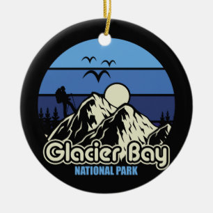 Glacier Bay National Park Keramik Ornament