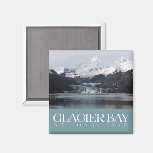 Glacier Bay National Park Magnet (Vorderseite/Rückseite)
