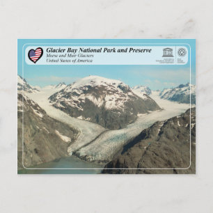 Glacier Bay National Park - Morse and Muir Glacier Postkarte