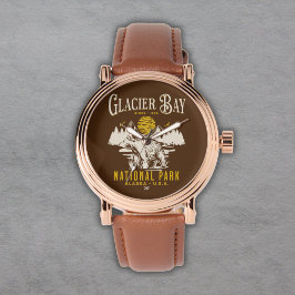 Glacier Bay National Park Nature Lover Gift Armbanduhr