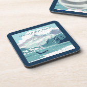 Glacier Bay National Park | Orca Getränkeuntersetzer (Linke Seite)