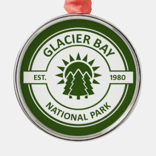 Glacier Bay National Park Ornament Aus Metall