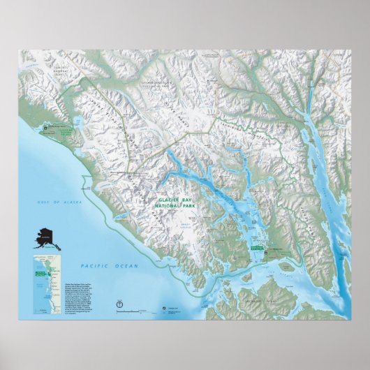 Glacier Bay National Park Poster (Vorne)