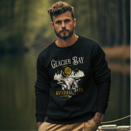 Glacier Bay National Park Quaint Forest Scenery Sweatshirt