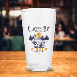 Glacier Bay National Park Retro Forest  Glas