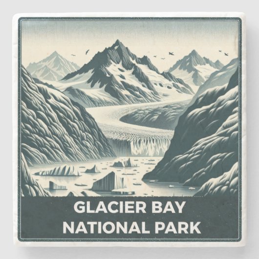 Glacier Bay National Park Steinuntersetzer (Vorderseite)