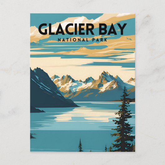 Glacier Bay National Park Travel Postkarte (Vorderseite)