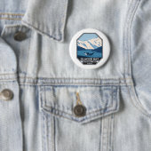 Glacier Bay Nationalpark Alaska Kunst, Dichtung un Button (Beispiel)