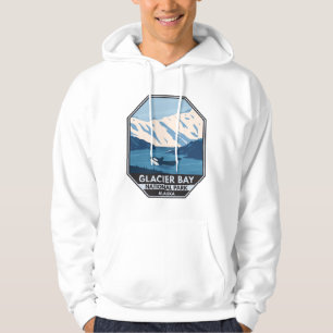 Glacier Bay Nationalpark Alaska Kunst, Dichtung un Hoodie