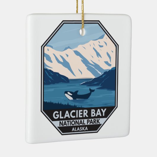 Glacier Bay Nationalpark Alaska Kunst, Dichtung un Keramikornament (Rechts)