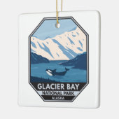 Glacier Bay Nationalpark Alaska Kunst, Dichtung un Keramikornament (Links)