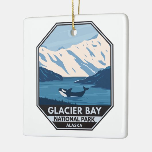 Glacier Bay Nationalpark Alaska Kunst, Dichtung un Keramikornament (Links)