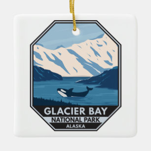 Glacier Bay Nationalpark Alaska Kunst, Dichtung un Keramikornament