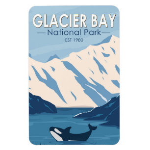 Glacier Bay Nationalpark Alaska Kunst, Dichtung un Magnet