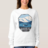 Glacier Bay Nationalpark Alaska Kunst, Dichtung un Sweatshirt (Vorderseite)