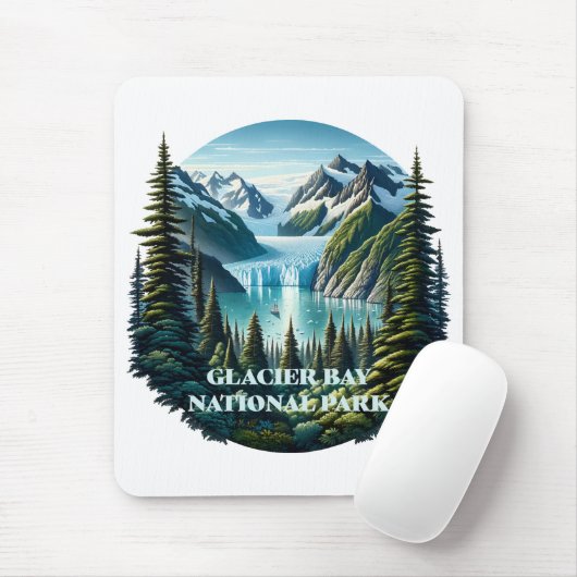 Glacier Bay Nationalpark Alaska Mousepad (Mit Mouse)