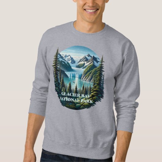 Glacier Bay Nationalpark Alaska Sweatshirt (Vorderseite)