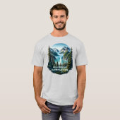 Glacier Bay Nationalpark Alaska T-Shirt (Vorne ganz)