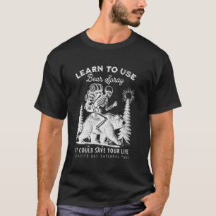 Glacier Bay Nationalpark Bärenspray Lustiges Wande T-Shirt