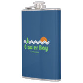 Glacier Bay Nationalpark Retro Flachmann (Links)