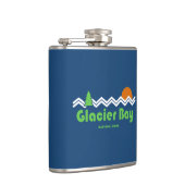 Glacier Bay Nationalpark Retro Flachmann (Rechts)