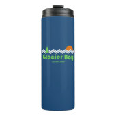 Glacier Bay Nationalpark Retro Thermosbecher (Vorderseite)