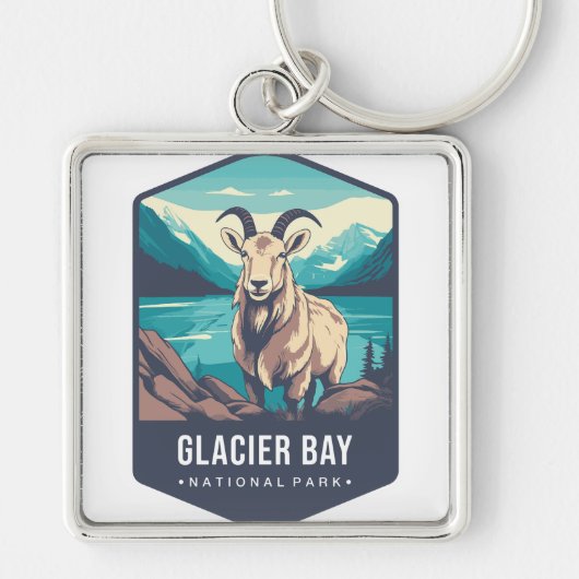 Glacier Bay NATIONALPARK Schlüsselanhänger (Vorne)