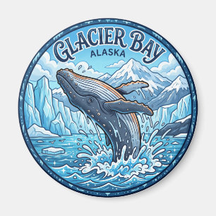 Glacier-Bay-Nationalpark und -schutzgebiet Alaska Magnet