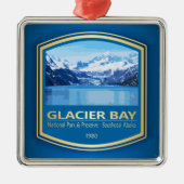 Glacier Bay NP (PF1) Ornament Aus Metall (Vorne)