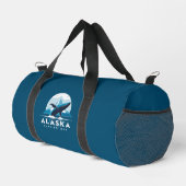 Glacier Bay Whale - Alaska Duffle Bag (Rechte Ecke)