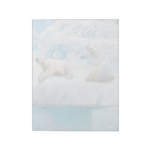 Glacier Bears - 11" x 8,5" Notepad Notizblock