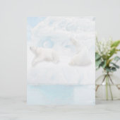 Glacier Bears - 8,5" x 11" Stationierblech (Stehend Vorderseite)