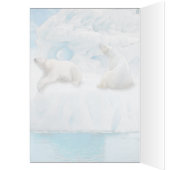 Glacier Bears Alaska - 5" x 7" Art Card (Innen (Links))