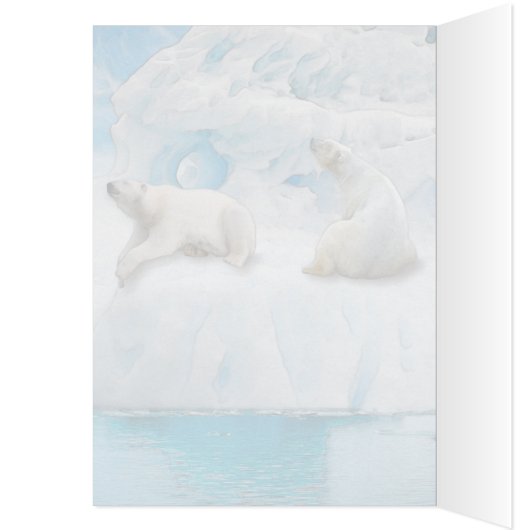 Glacier Bears Alaska - 5" x 7" Art Card (Innen (Links))