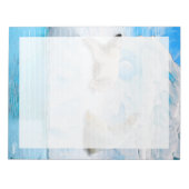Glacier Bears Lined - 11" x 8,5" Notepad Notizblock (Vorderseite)
