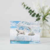 Glacier Bears - Postkarte (Stehend Vorderseite)