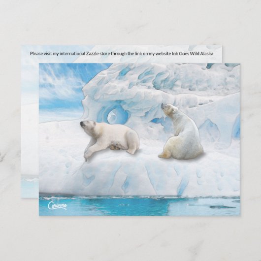 Glacier Bears - Postkarte (Vorne/Hinten)