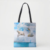 Glacier Bears - Tote Bag Tasche (Vorderseite)