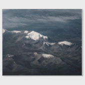 GLACIER BERGE WÄHREND DES TAGES GESCHENKPAPIER (Flach)