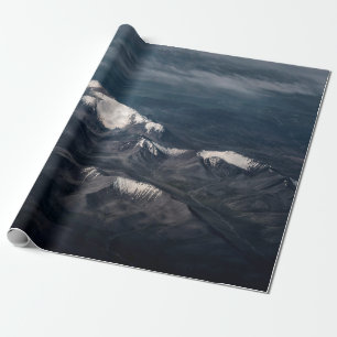GLACIER BERGE WÄHREND DES TAGES GESCHENKPAPIER