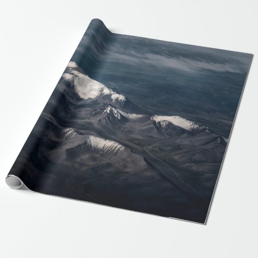 GLACIER BERGE WÄHREND DES TAGES GESCHENKPAPIER (Ungerollt)