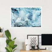 Glacier Calving Poster (Heimbüro)