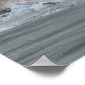 Glacier Calving Poster (Ecke)