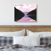 Glacier Fjord Leinwanddruck (Insitu (Schlafzimmer))
